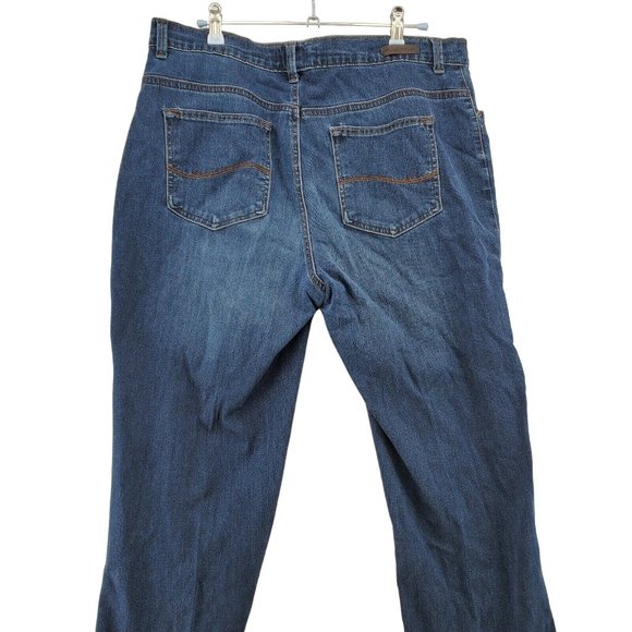 Lee Platinum Label Jeans Women's Boot Cut 5-Pocket Relaxed Fit Blue 12 - Picture 9 of 10